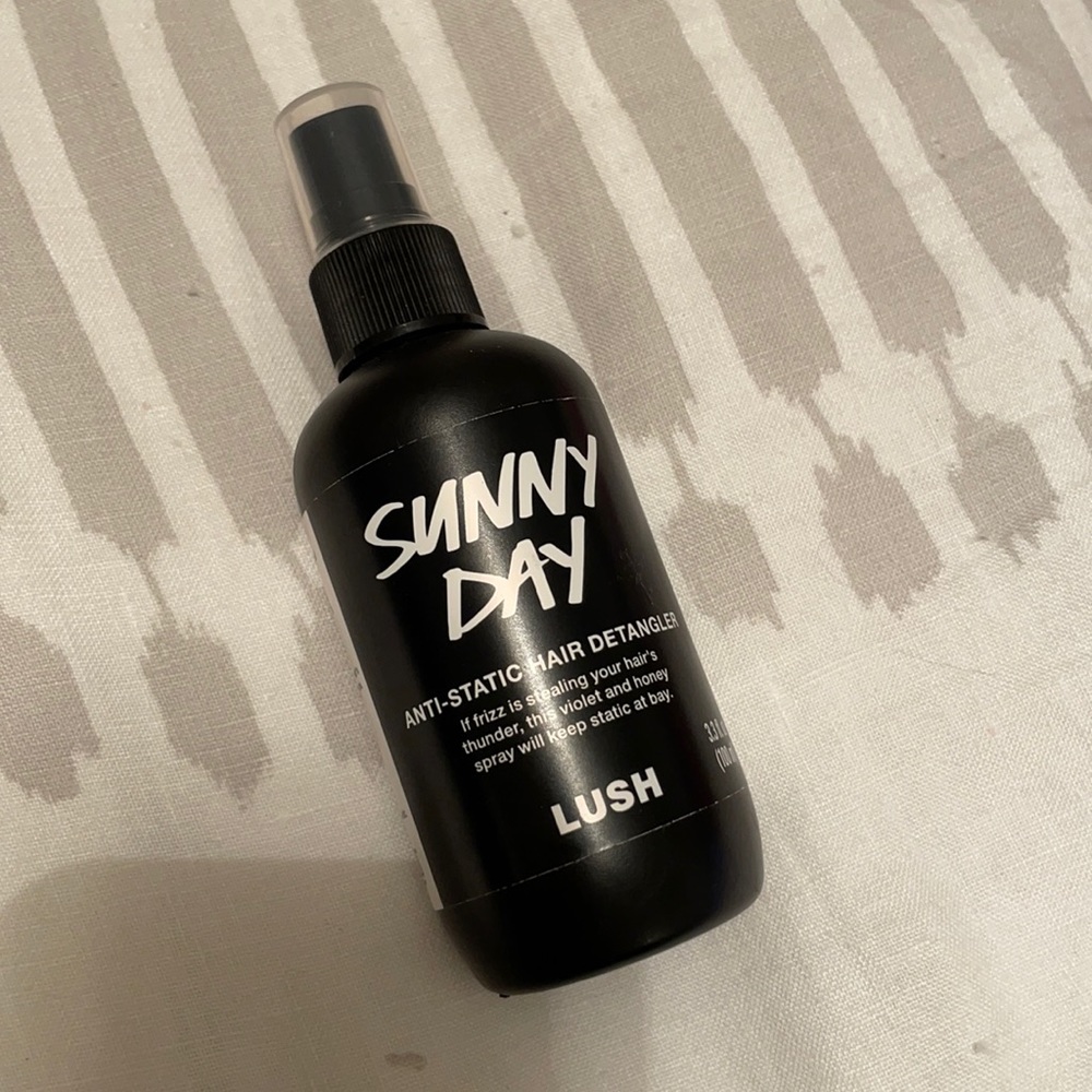 Lush Cosmetics discontinued sunny day anti static detangler